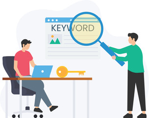Keywording and SEO strategy, keyword research or keyword analysis, long-tail keywords and search optimization, content relevance or SEO content, keyword targeting and ranking factors, SEO tools