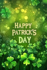St. Patrick's Day background. Selective focus.