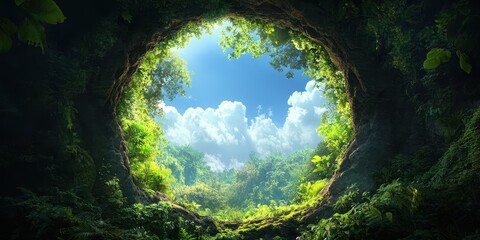 Ancient forest banner