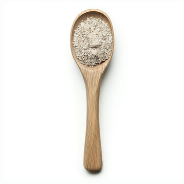 wooden tablespoon of salt