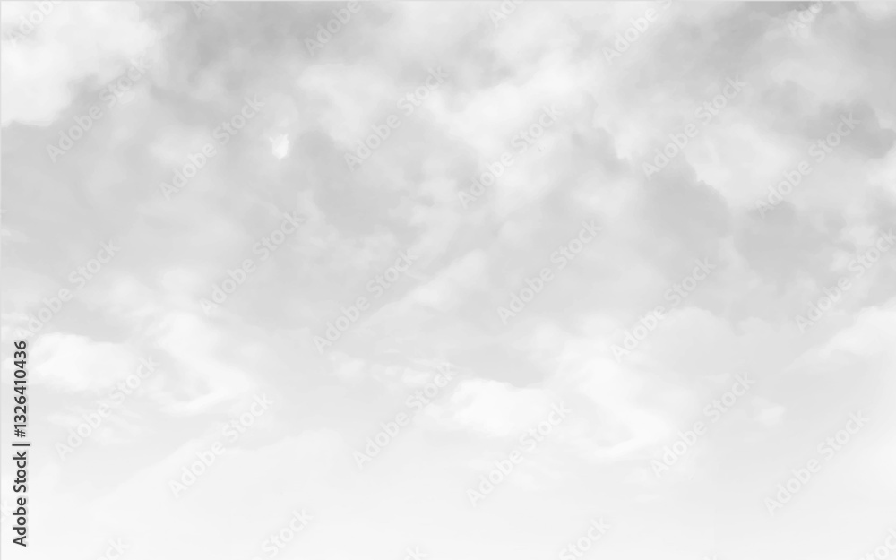 Aufkleber white cloud texture and background. white cloud background and texture, cloudy weather forecast