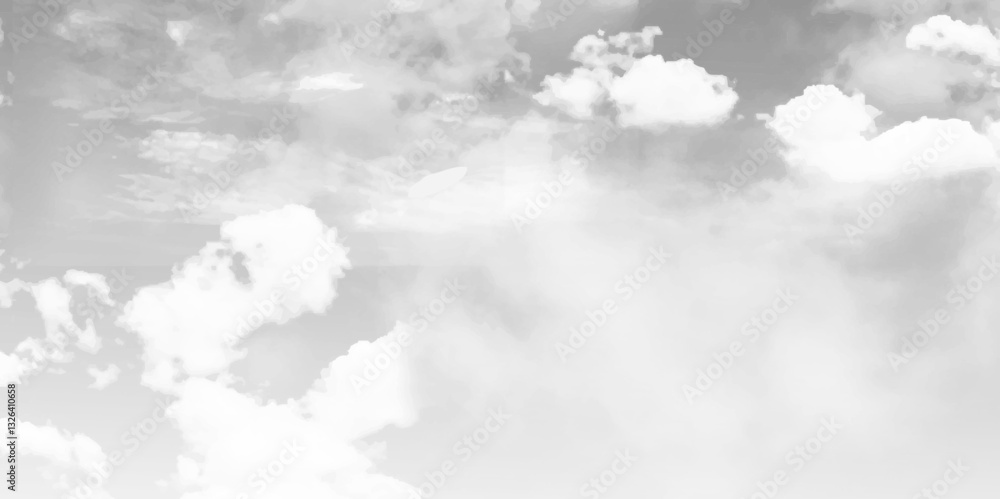 Poster white cloud background and texture.