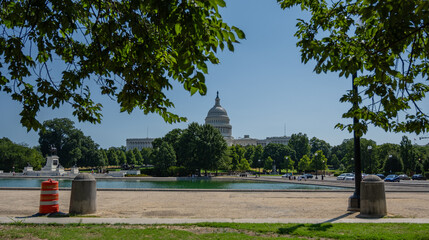 Kapitol der Vereinigten Staaten ist der Sitz des US-Kongresses in Washington D.C., USA