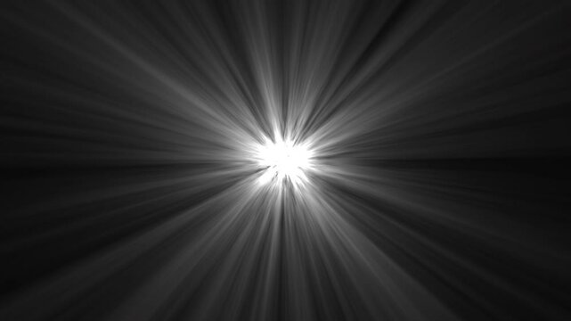 Light rays radiating warmth and energy, loop background animation 4K