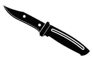 utility knife line art silhouette vector illustration
