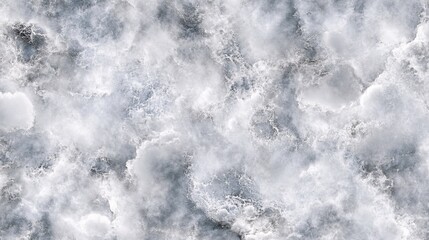 Soft cloud-like textures in icy gray and frosted silver plain background