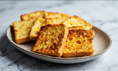 Crispy Corn Toasts