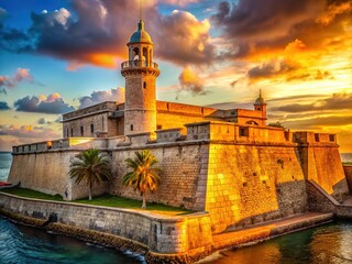 San Pedro de la Roca Castle, Cuba: a Caribbean landmark.