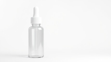 Realistic 15ml Plastic Dropper Mockup for Branding Design