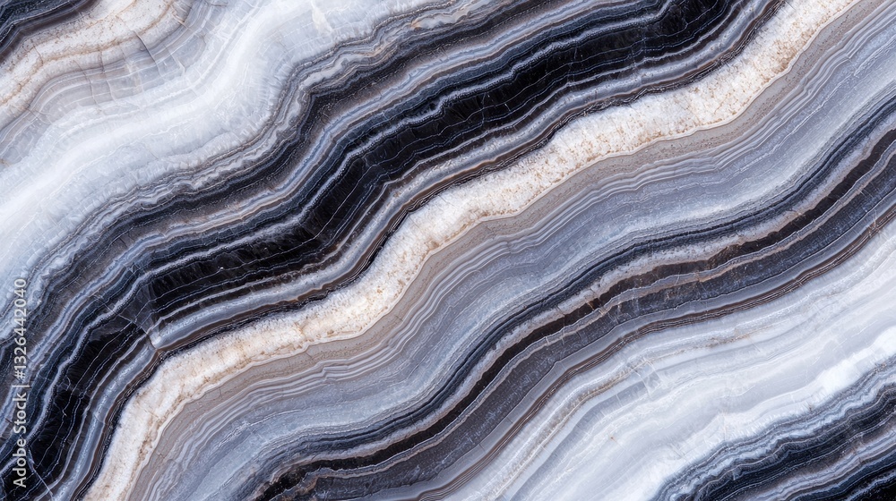 Poster striking close-up of multicolored natural stone texture and pattern