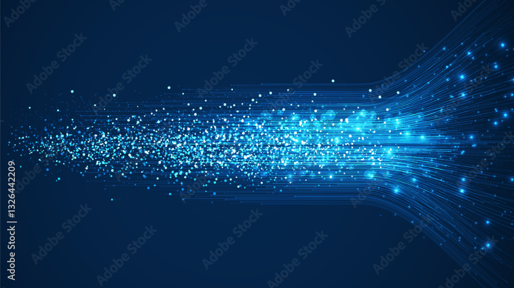 Aufkleber big data visualization. social network, financial analysis of complex databases. data mining. vector