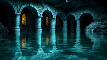 Subterranean Aqueduct Reflections
