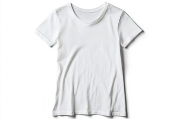 White short-sleeve T-shirt displayed on a clean white background