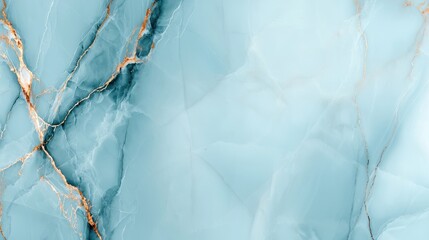 Naklejka premium Elegant Turquoise Marble Background with Fine Gold Veins and Patterns
