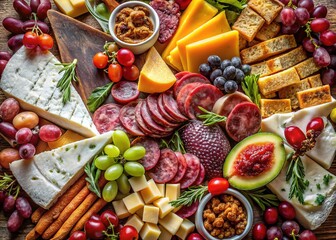 Elegant appetizer platter, showcasing gourmet delights.