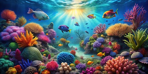 Dive into the mesmerizing underwater world, rendered with stunning clarity.