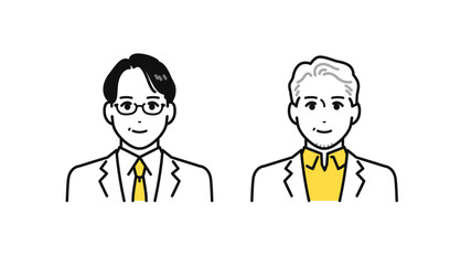 医者・医師・研究員・科学者の人物アイコン