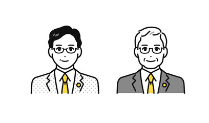 弁護士・行政書士・司法書士・弁理士・税理士・土地家屋調査士・社会保険労務士の人物アイコン