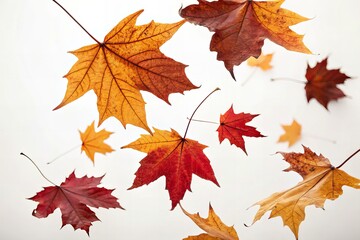 Fototapeta premium Leaf flying In Air Stock Photos