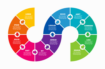 Infographic design template with place for your data. Vector illustration.