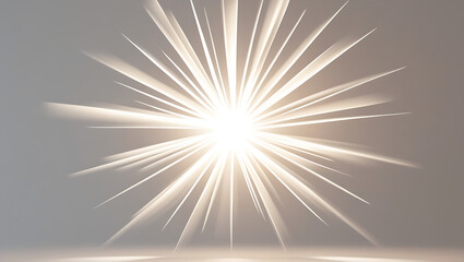 Obraz premium A Bright Starburst Light Effect – Glowing Radiance with Shining Rays
