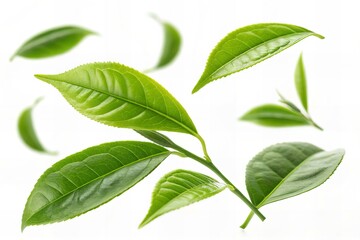 Obraz premium Leaf flying In Air Stock Photos