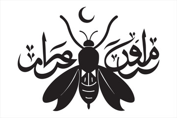 Shield Bug Tattoo Vector Illustration.