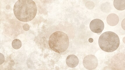 Soft dots in warm taupe and sandy beige plain background