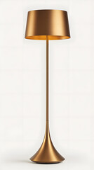 3d Modern Tall Floor Lamp Isolated on a white background