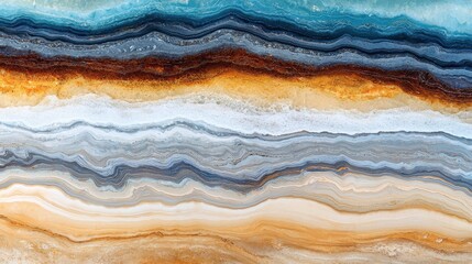 Colorful Striations in Natural Stone with Rich Texture Patterns