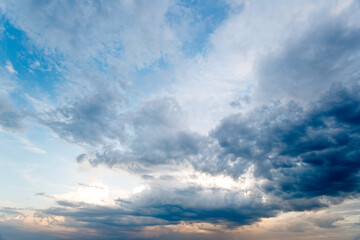 Cloudy Sky with Subtle Colors