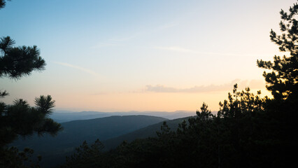 Scenic Mountain Sunset 