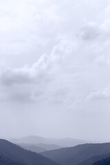 Serene Mountain Mist View