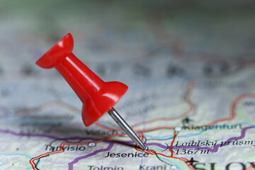 Jesenice, Slovenia pin on map