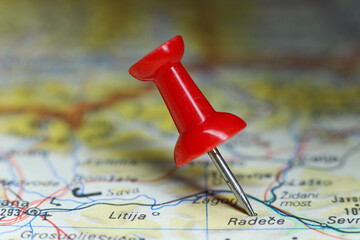 Radece, Slovenia pin on map