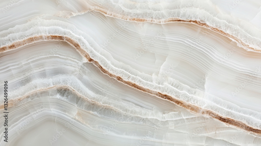 Poster elegant light onyx stone with intricate natural patterns and textures