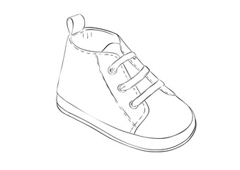 sketch of shoes