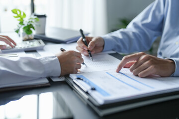 Business People Meeting Design Ideas professional investor working new start up project. Concept. business planning in office.