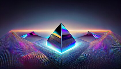 In infinite space, geometric shapes come alive.  