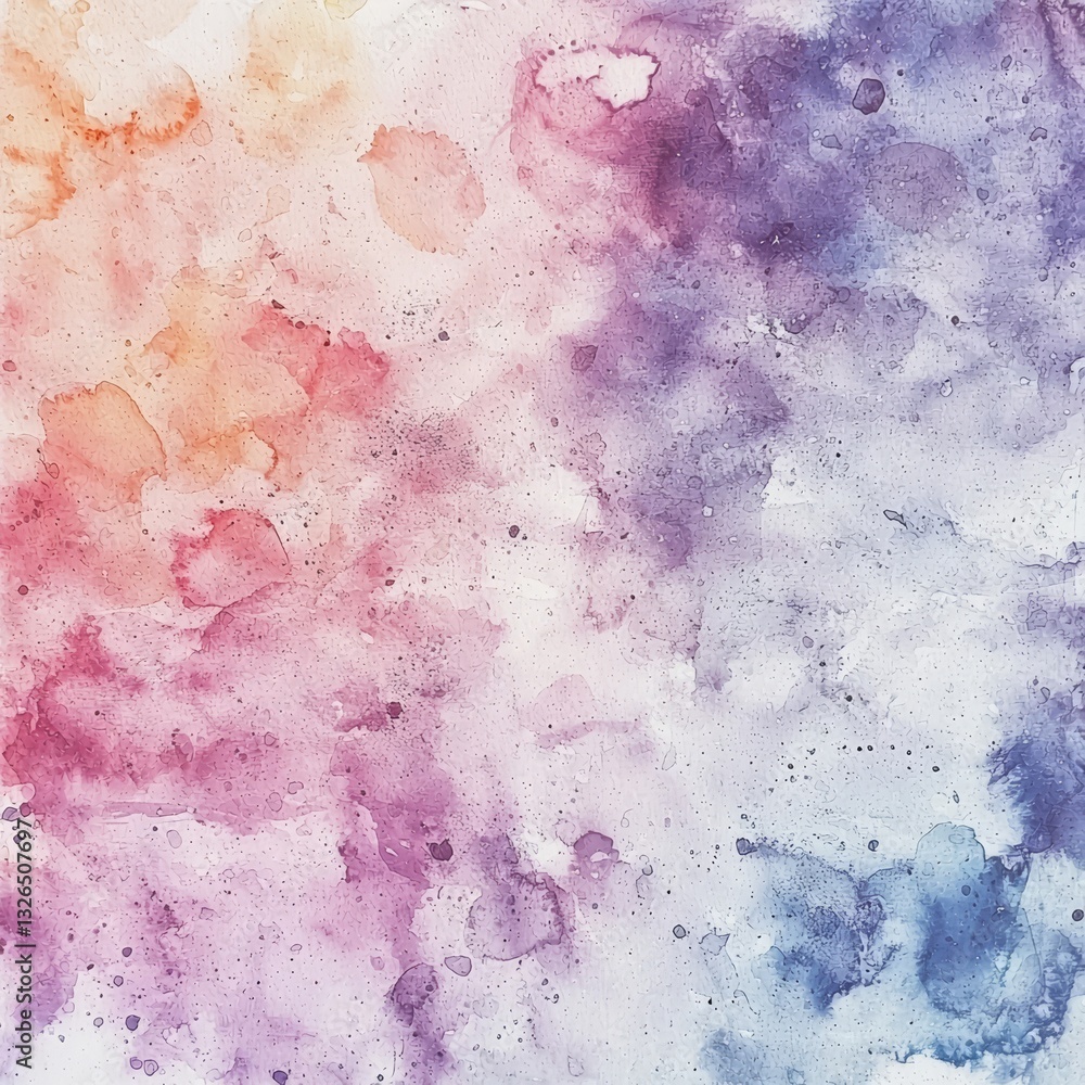 Poster soft pastel watercolor textures with gentle color gradients and subtle patterns