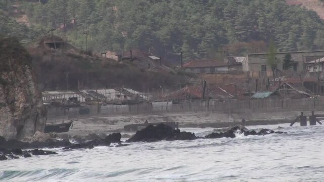 Villages forbidden for tourists, North Hamgyong, Jung Pyong Ri, North Korea