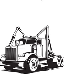 Naklejka premium tow truck