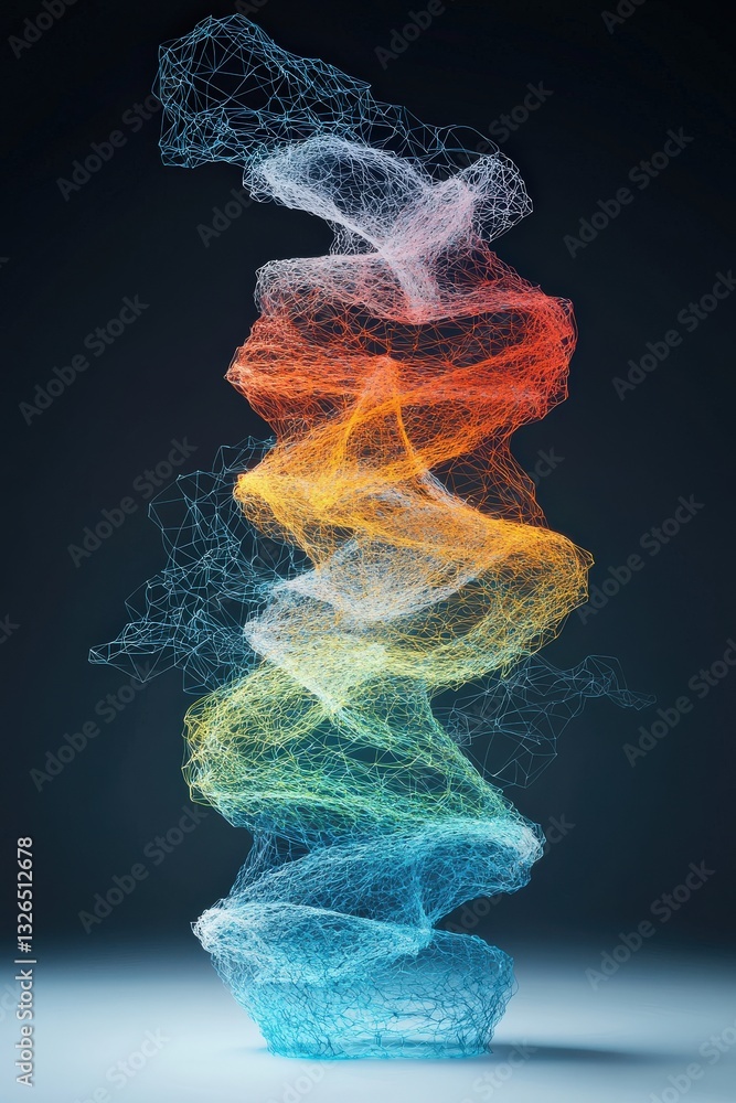 Poster an abstract timeline of danger turning into safety through unity
