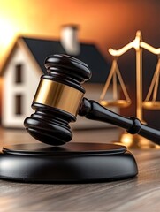 Justice prevails in court with gavel signaling important legal verdicts