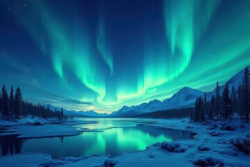 Vibrant Auroral Palette