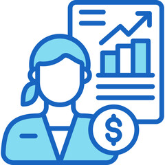 Obraz premium Financial Advisor Icon