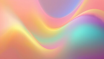Fototapeta premium Iridescent neon background, holographic abstract soft colors backdrop