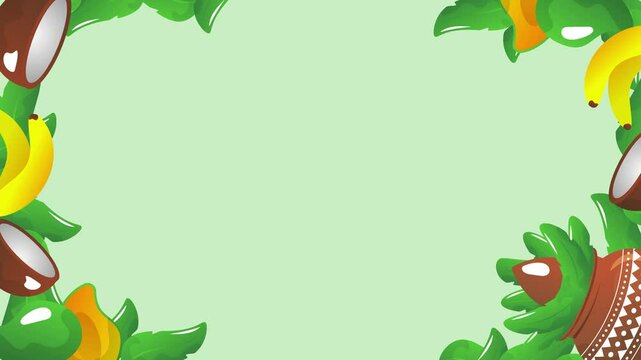 Indian Festival Ugadi Horizontal Animated Banner