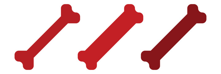 Dog Bone vector bundle, Dog bone icon set, Dog bone