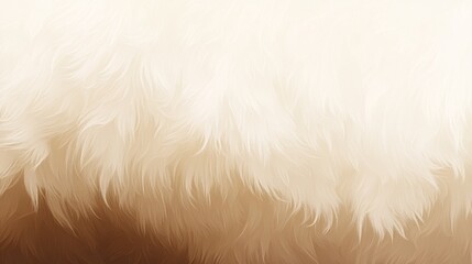 Soft fur-like gradients in warm brown and pale cream plain background